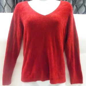 Massini Red Nylon Sweater Size Large